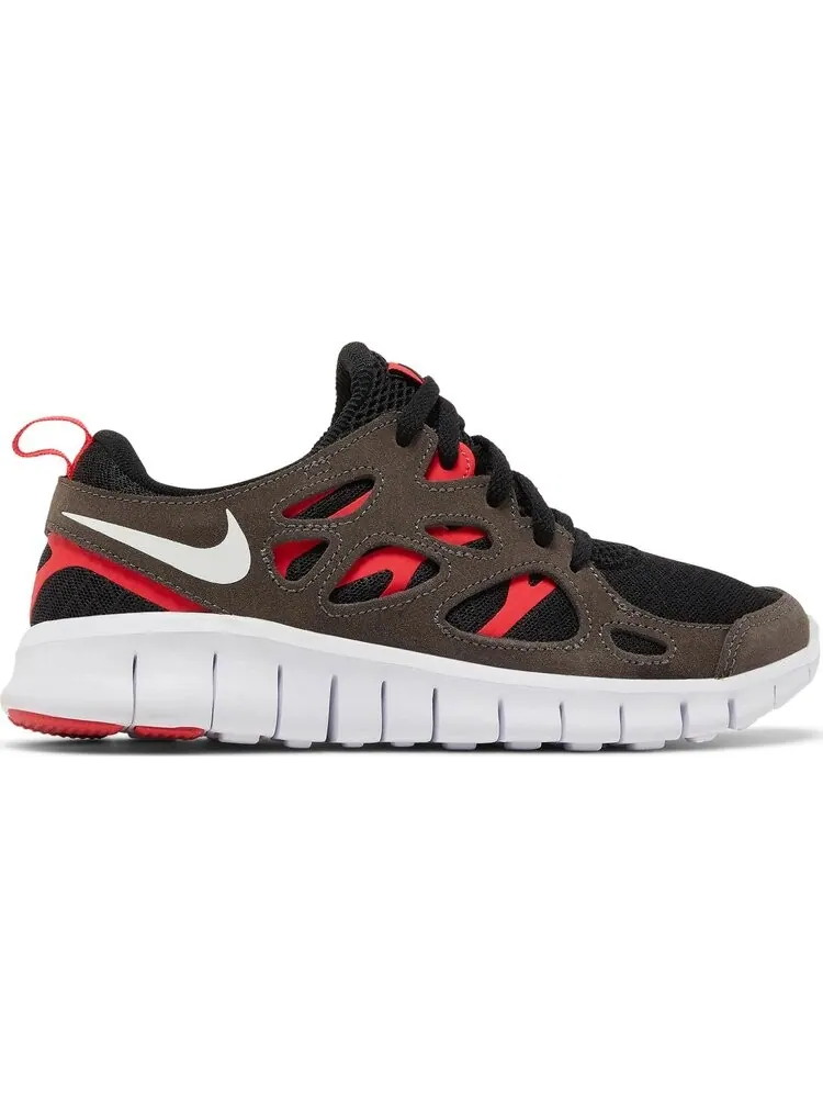 Кроссовки Nike Free Run 2 GS 'Black Siren Red' — изображение 1 из 8, черный