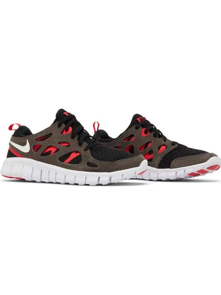 Кроссовки Nike Free Run 2 GS 'Black Siren Red' — изображение 8 из 8, черный