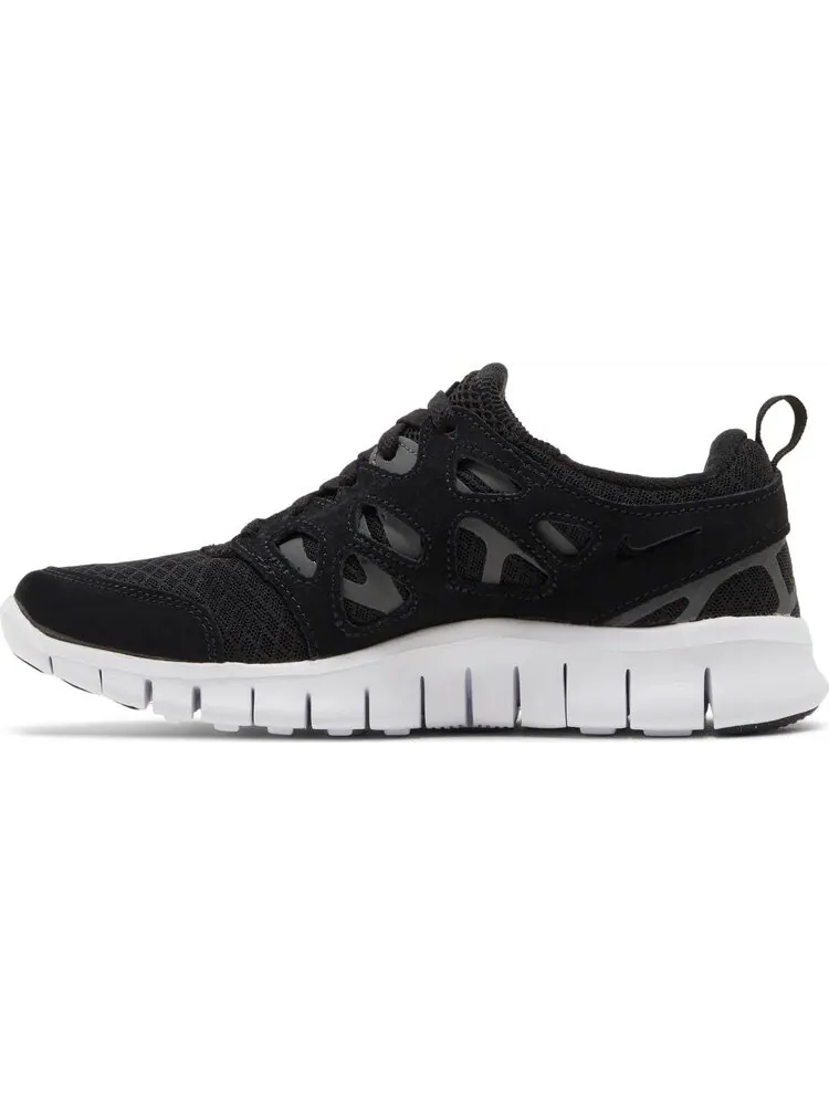 Кроссовки Nike Free Run 2 GS 'Black White' — изображение 3 из 8, черный