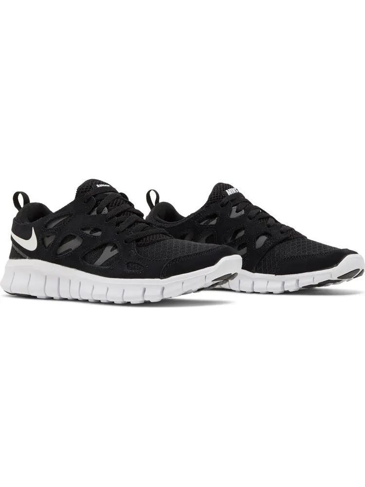 Кроссовки Nike Free Run 2 GS 'Black White' — изображение 8 из 8, черный