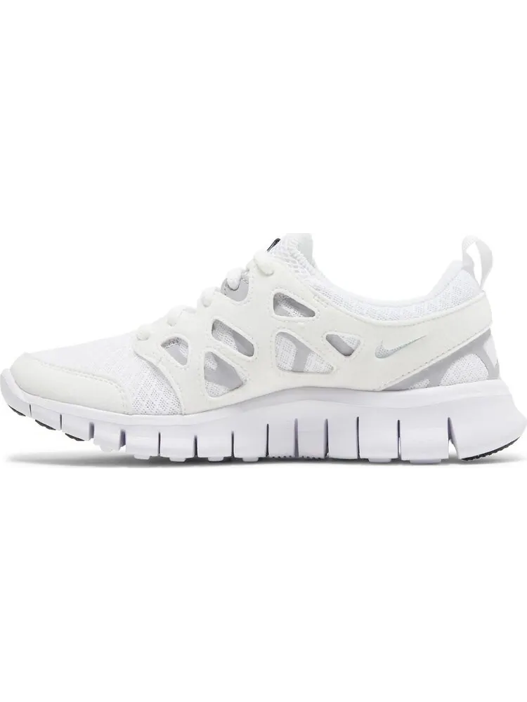 Кроссовки Nike Free Run 2 GS 'White Black' — изображение 3 из 8, белый