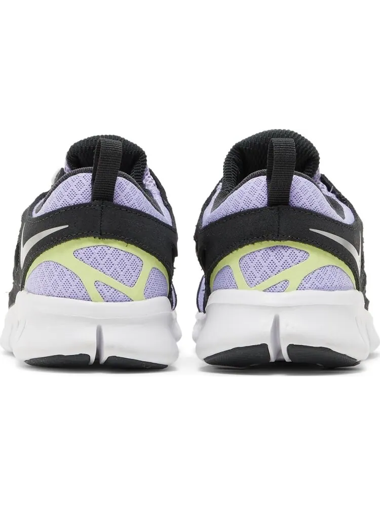 Кроссовки Nike Free Run 2 GS 'Purple Pulse Light Lemon Twist' — изображение 6 из 8, фиолетовый