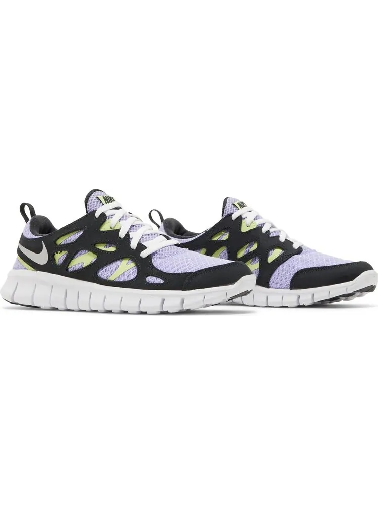 Кроссовки Nike Free Run 2 GS 'Purple Pulse Light Lemon Twist' — изображение 8 из 8, фиолетовый