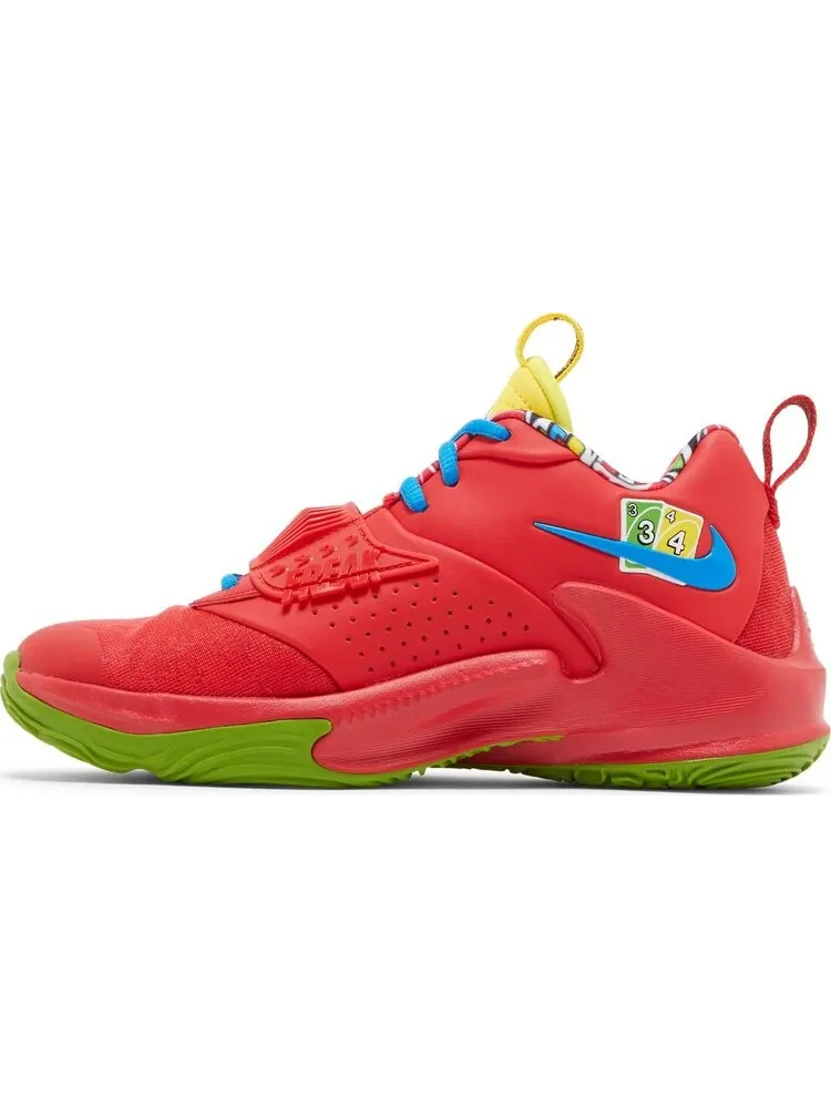 Кроссовки Nike UNO x Zoom Freak 3 SE GS '50th Anniversary - Red' — изображение 3 из 8, красный