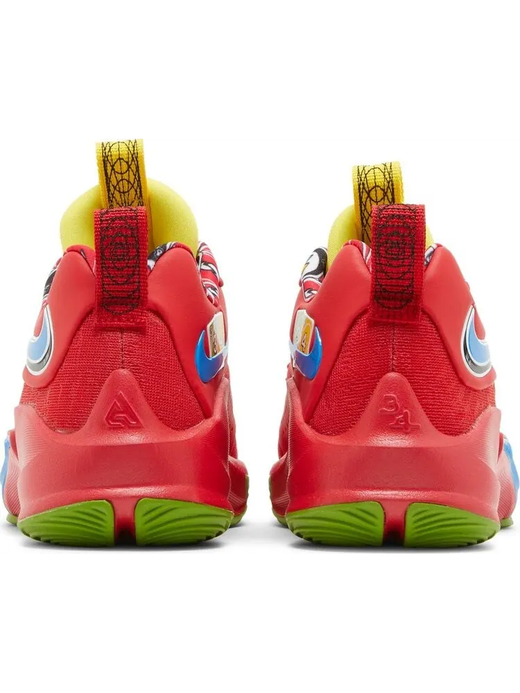 Кроссовки Nike UNO x Zoom Freak 3 SE GS '50th Anniversary - Red' — изображение 6 из 8, красный