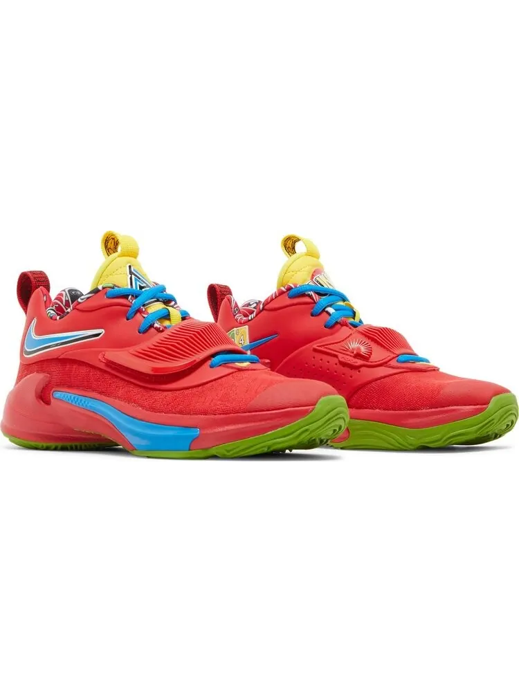Кроссовки Nike UNO x Zoom Freak 3 SE GS '50th Anniversary - Red' — изображение 8 из 8, красный