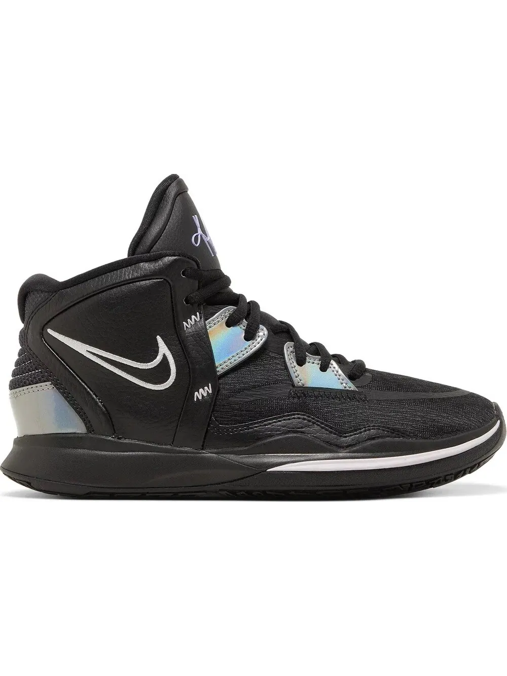 Кроссовки Nike Kyrie Infinity GS Black Metallic Silver — изображение 2 из 4, черный/серебристый