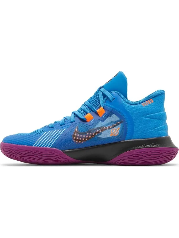 Кроссовки Nike Kyrie Flytrap 5 GS 'Light Photo Blue Red Plum' — изображение 3 из 8, синий