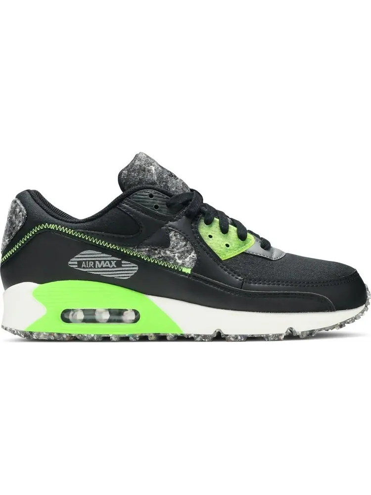 Кроссовки Nike Air Max 90 M2Z2 'Recycled Wool Pack - Black Electric Green' — изображение 1 из 8, черный