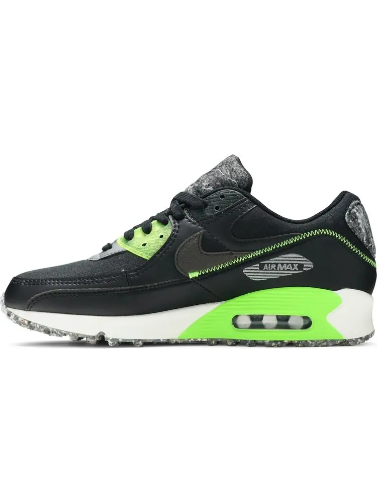 Кроссовки Nike Air Max 90 M2Z2 'Recycled Wool Pack - Black Electric Green' — изображение 3 из 8, черный