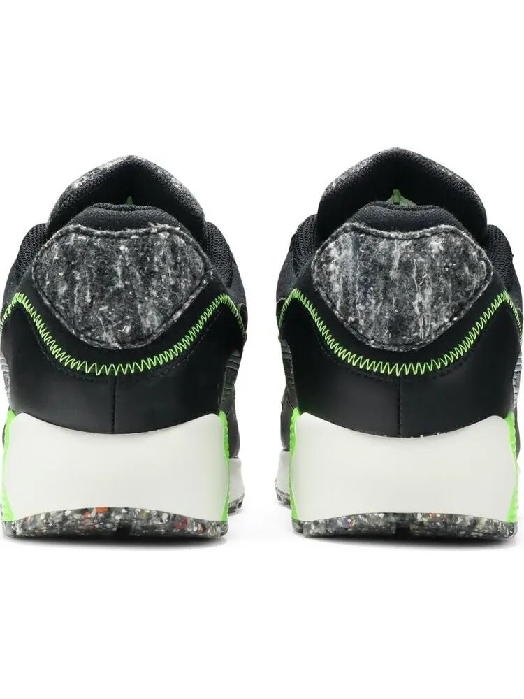 Кроссовки Nike Air Max 90 M2Z2 'Recycled Wool Pack - Black Electric Green' — изображение 6 из 8, черный