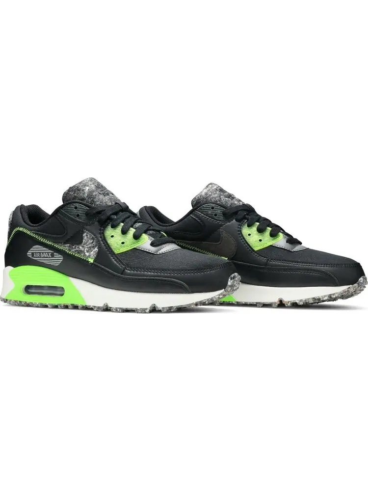 Кроссовки Nike Air Max 90 M2Z2 'Recycled Wool Pack - Black Electric Green' — изображение 8 из 8, черный