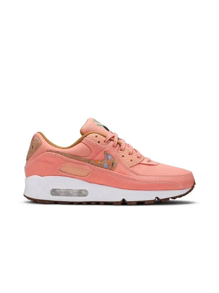 Кроссовки Nike Wmns Air Max 90 SE 'Cork - Apricot Agate' — изображение 2 из 9, белый