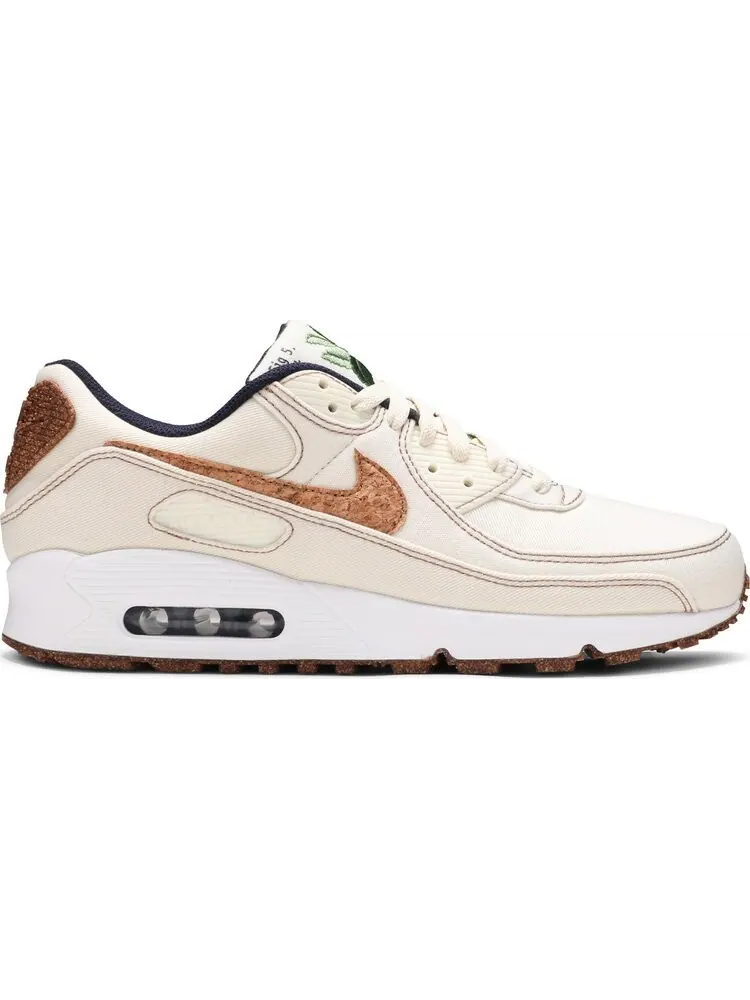 Кроссовки Nike Air Max 90 'Cork - Coconut Milk' — изображение 1 из 8, белый