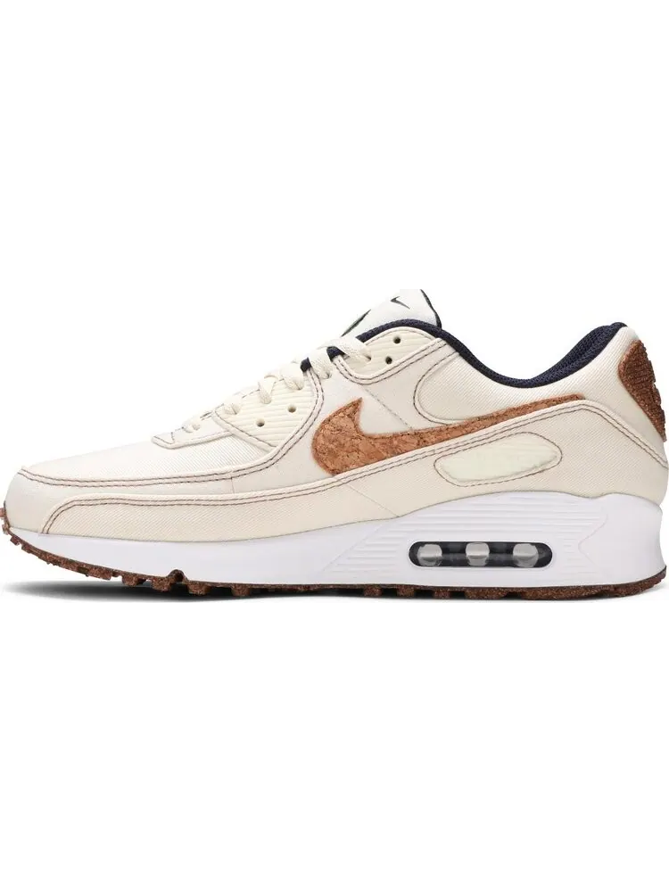Кроссовки Nike Air Max 90 'Cork - Coconut Milk' — изображение 3 из 8, белый