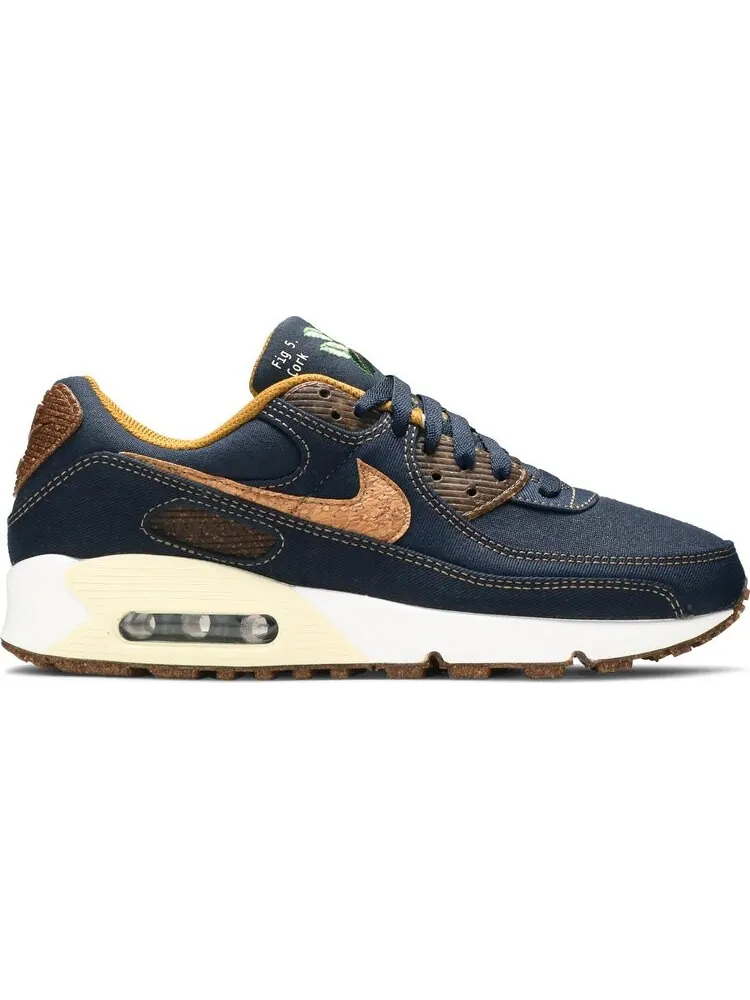 Кроссовки Nike Air Max 90 'Cork - Obsidian' — изображение 1 из 8, синий