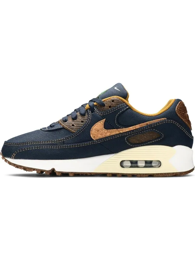 Кроссовки Nike Air Max 90 'Cork - Obsidian' — изображение 3 из 8, синий