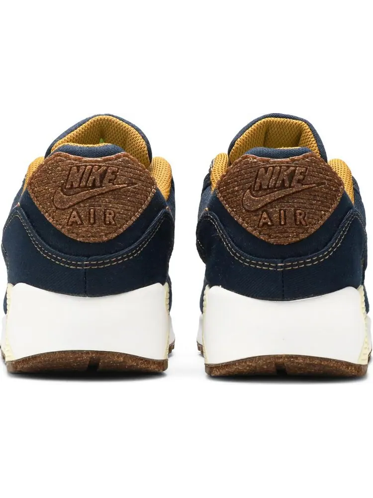 Кроссовки Nike Air Max 90 'Cork - Obsidian' — изображение 6 из 8, синий