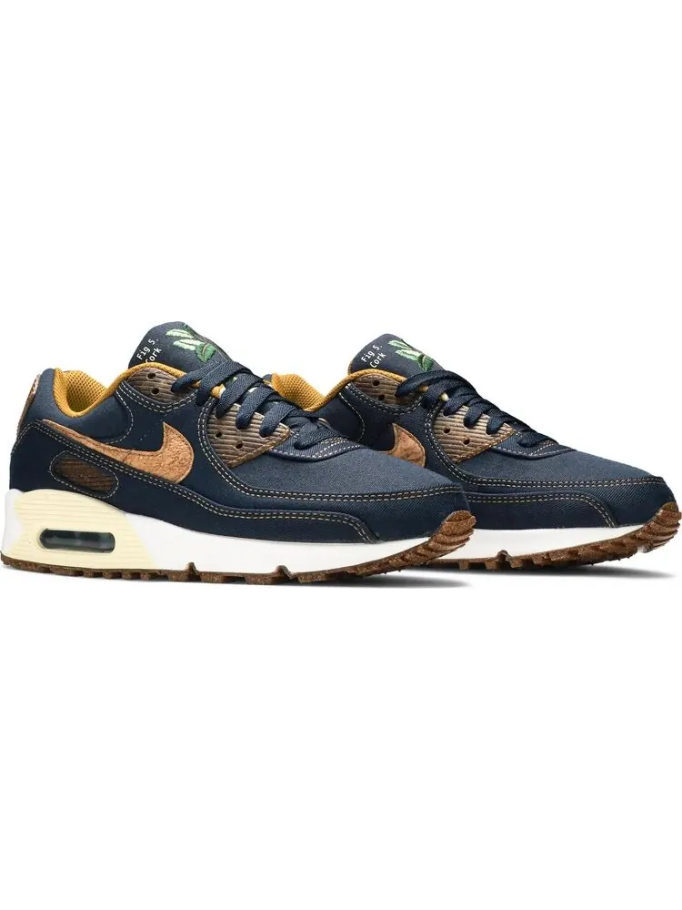 Кроссовки Nike Air Max 90 'Cork - Obsidian' — изображение 8 из 8, синий