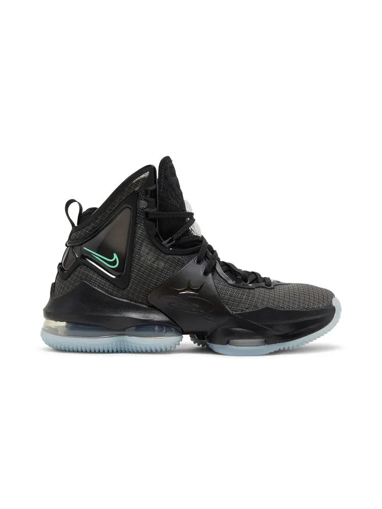 Кроссовки Nike LeBron 19 GS — изображение 1 из 8, черный зеленый