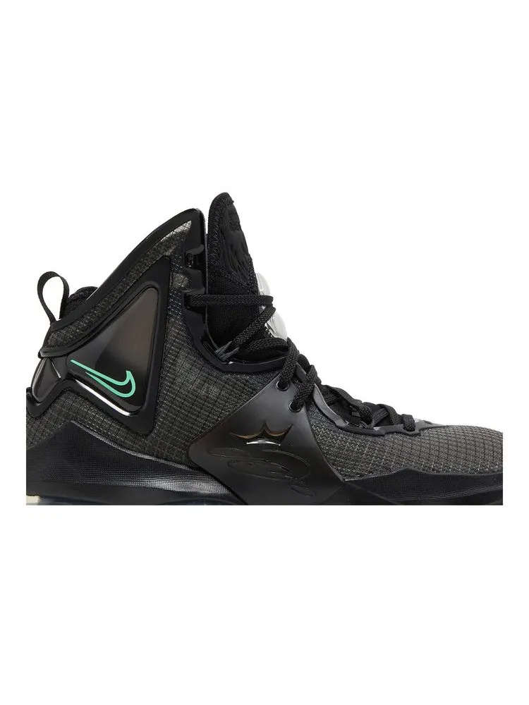 Кроссовки Nike LeBron 19 GS — изображение 2 из 8, черный зеленый
