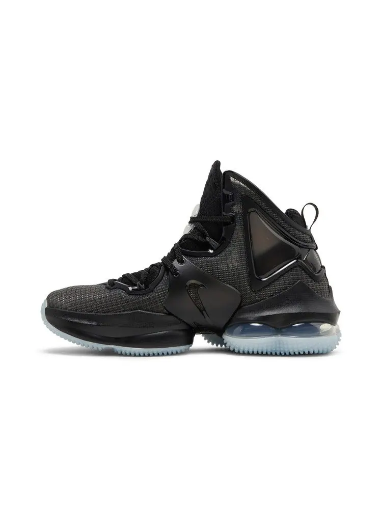 Кроссовки Nike LeBron 19 GS — изображение 3 из 8, черный зеленый