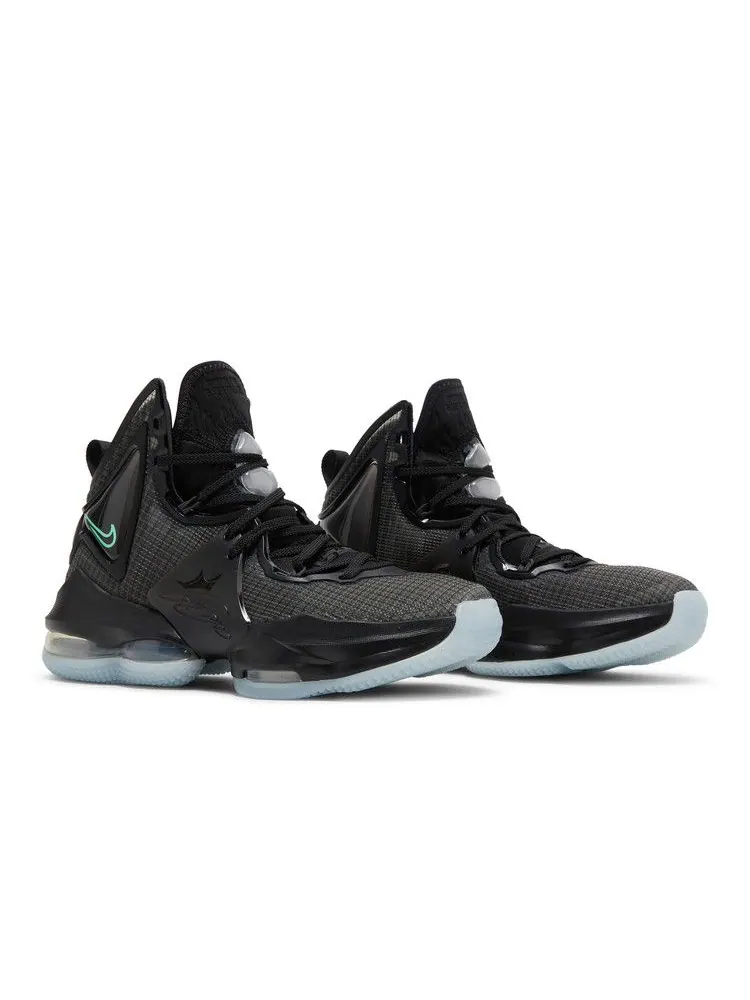 Кроссовки Nike LeBron 19 GS — изображение 8 из 8, черный зеленый