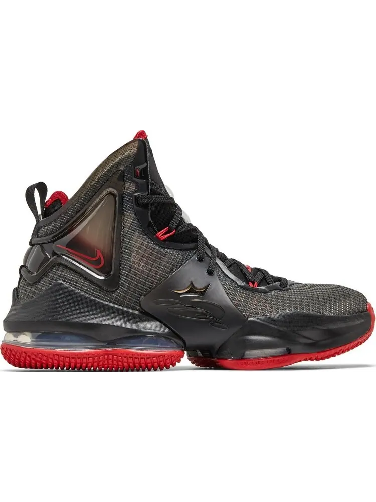 Кроссовки Nike LeBron 19 GS 'Bred' — изображение 1 из 8, черный