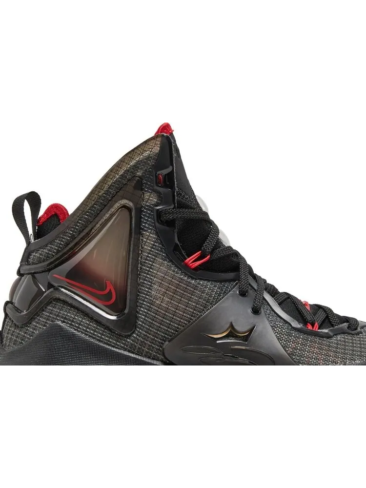 Кроссовки Nike LeBron 19 GS 'Bred' — изображение 2 из 8, черный