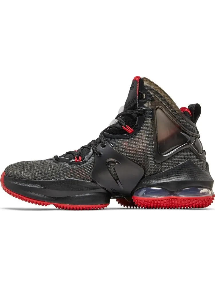 Кроссовки Nike LeBron 19 GS 'Bred' — изображение 3 из 8, черный