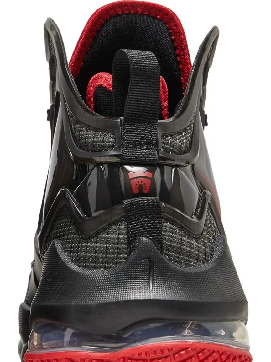 Кроссовки Nike LeBron 19 GS 'Bred' — изображение 7 из 8, черный
