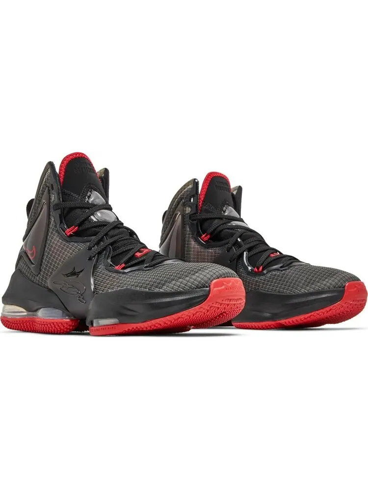Кроссовки Nike LeBron 19 GS 'Bred' — изображение 8 из 8, черный