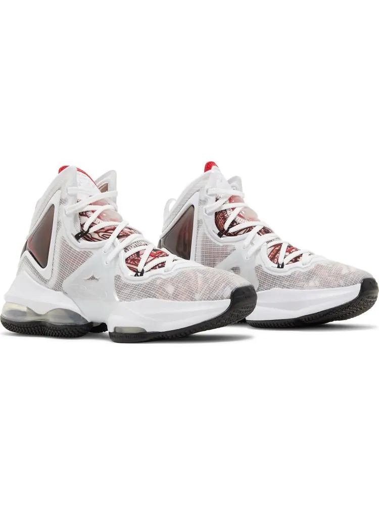 Кроссовки Nike LeBron 19 GS 'Sketch' — изображение 8 из 8, белый