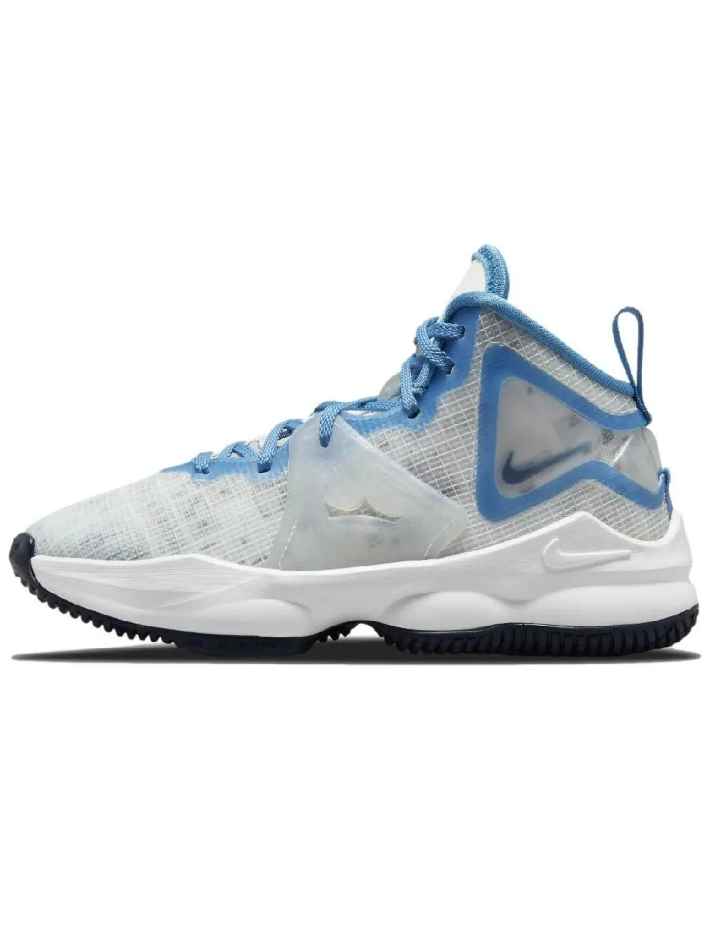 Кроссовки Nike LeBron 19 PS Sweatsuit — изображение 1 из 2, белый/голубой