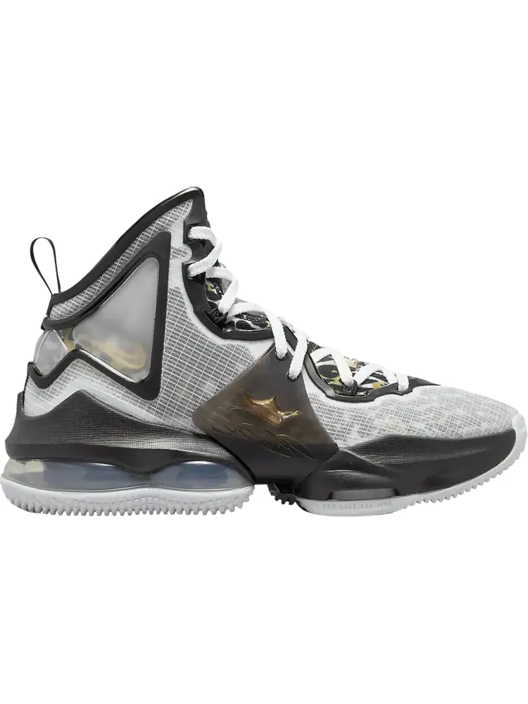 Кроссовки Nike LeBron 19 SE GS 'White Metallic Gold' — изображение 1 из 1, белый
