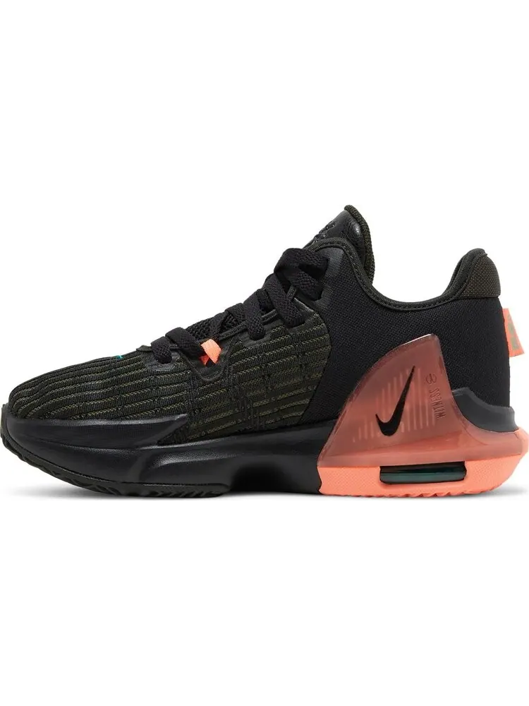 Кроссовки Nike LeBron Witness 6 GS 'Black Crimson Pulse' — изображение 3 из 8, черный