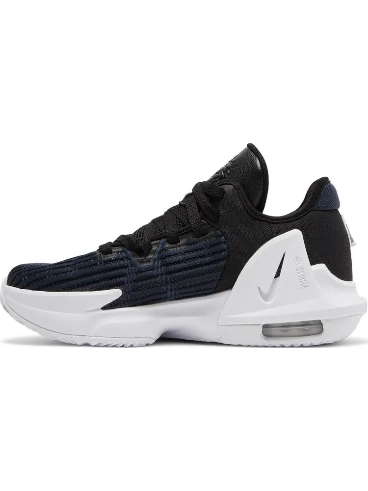 Кроссовки Nike LeBron Witness 6 GS 'Black Dark Obsidian' — изображение 3 из 8, синий