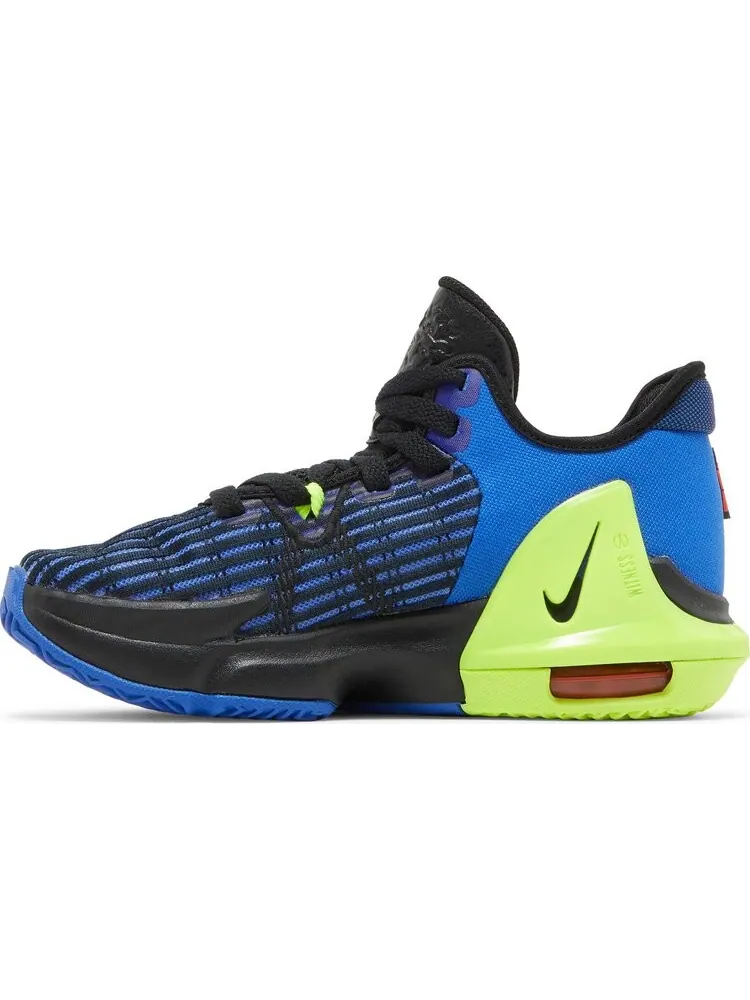 Кроссовки Nike LeBron Witness 6 GS 'Hyper Royal Bright Crimson' — изображение 3 из 8, синий