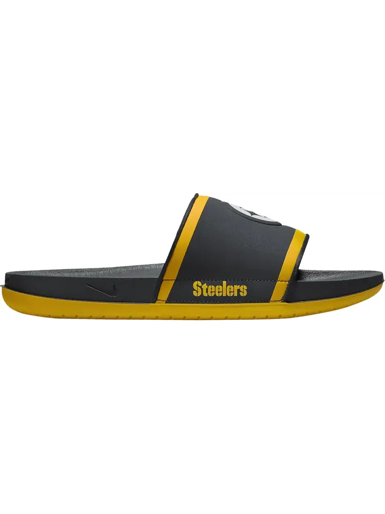 Кроссовки NFL x Offcourt Slide 'Pittsburgh Steelers' — изображение 1 из 1, черный