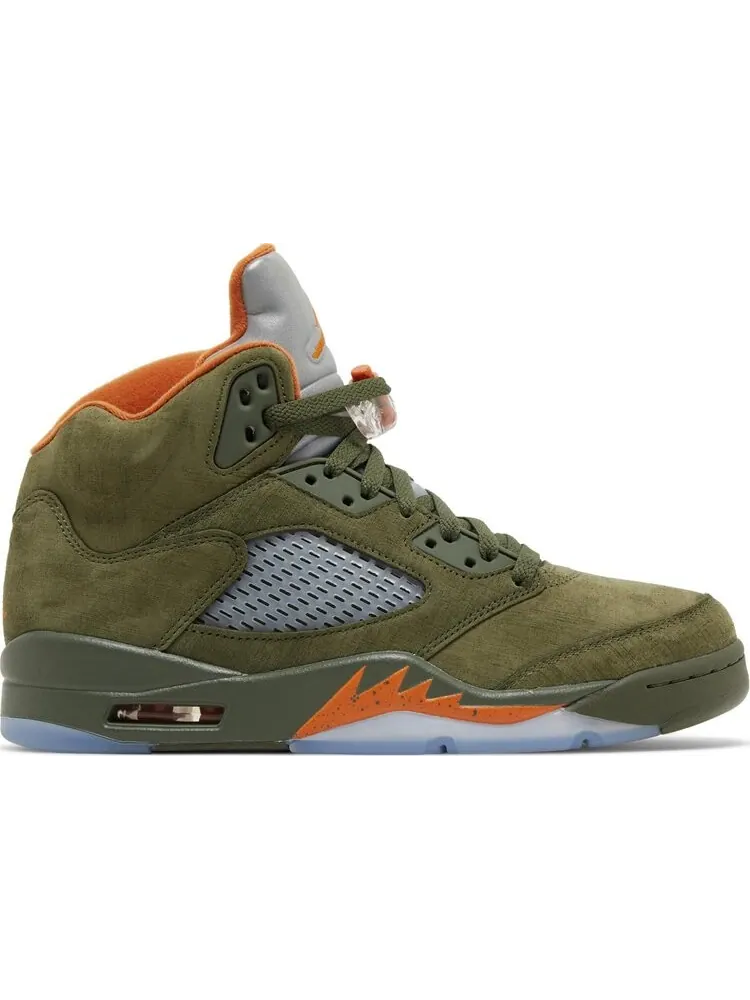 Кроссовки Air Jordan 5 Retro 'Olive' 2024 — изображение 1 из 4, зеленый