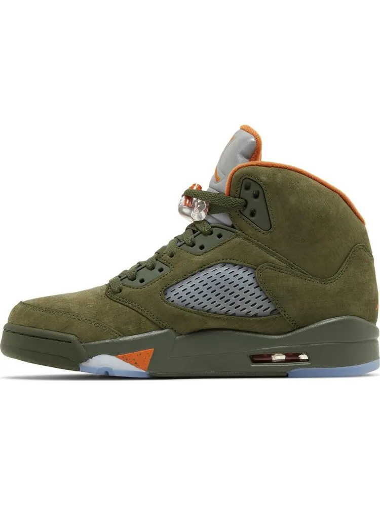 Кроссовки Air Jordan 5 Retro 'Olive' 2024 — изображение 3 из 4, зеленый