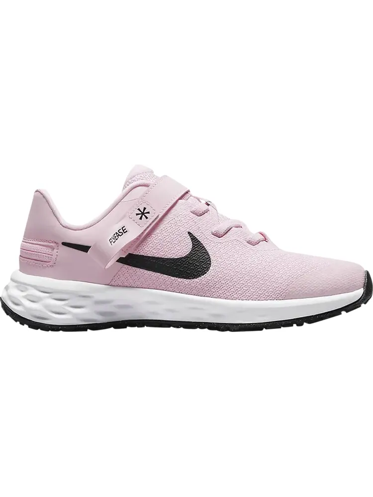 Кроссовки Nike Revolution 6 FlyEase PS 'Pink Foam' — изображение 1 из 1, черный