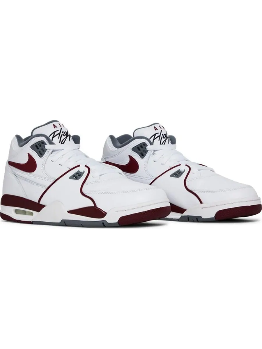 Кроссовки Nike Air Flight 89 — изображение 2 из 4, белый/серый/бордовый