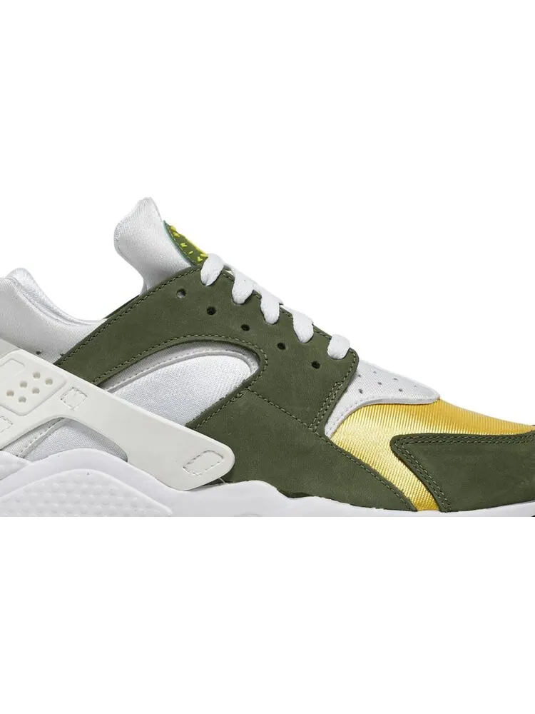 Кроссовки Nike Stussy x Air Huarache LE 'Dark Olive' 2021 — изображение 2 из 8, зеленый