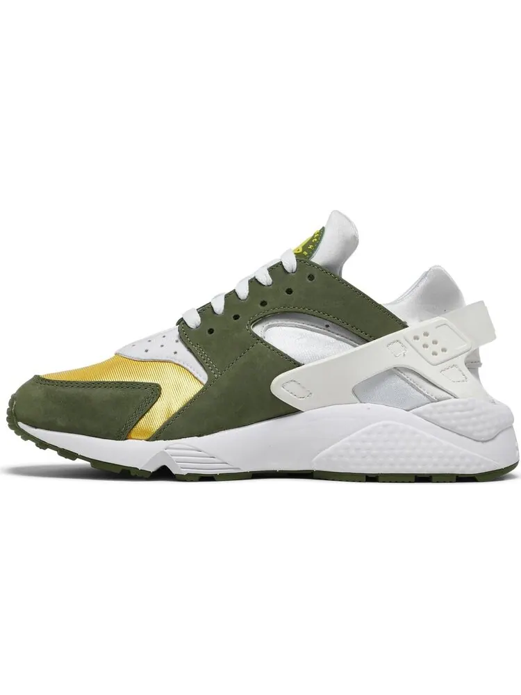 Кроссовки Nike Stussy x Air Huarache LE 'Dark Olive' 2021 — изображение 3 из 8, зеленый