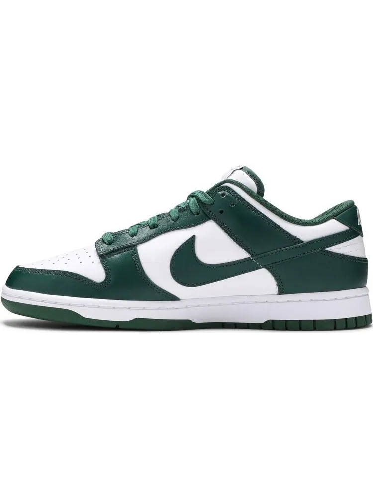 Кроссовки Nike Dunk Low "Michigan State", кожаные — изображение 4 из 12, зеленый