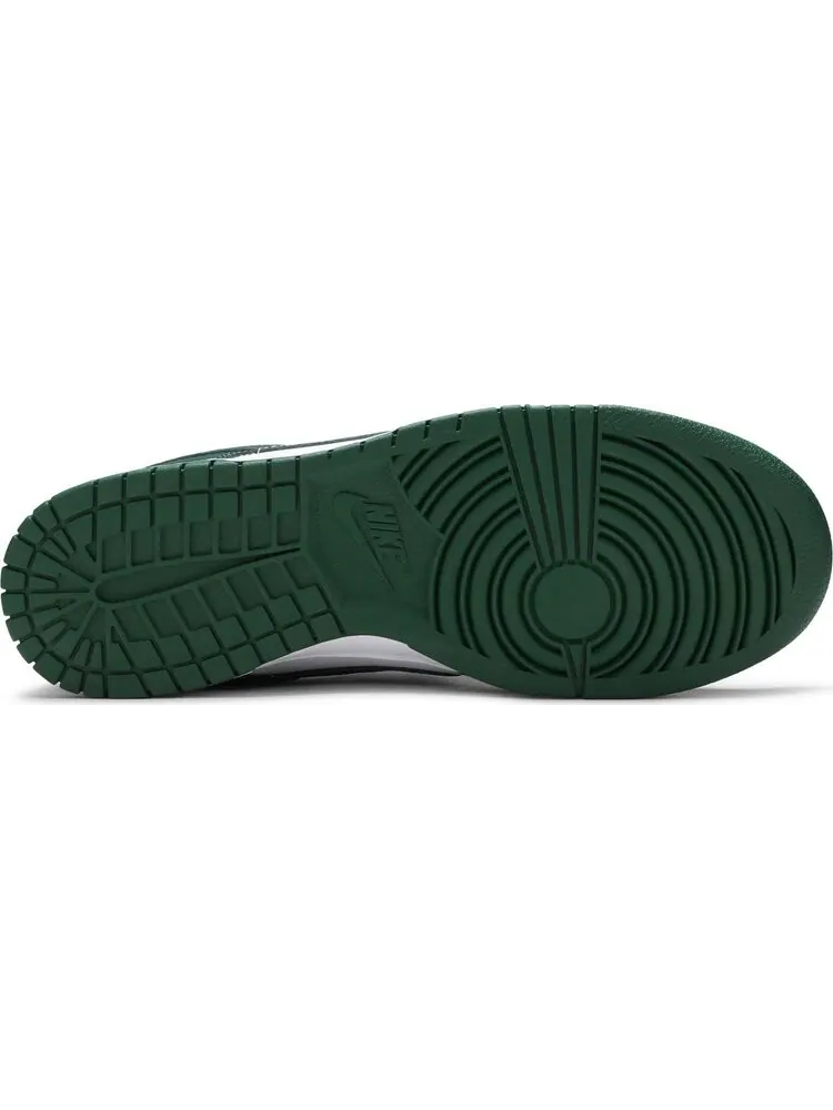 Кроссовки Nike Dunk Low "Michigan State", кожаные — изображение 5 из 12, зеленый