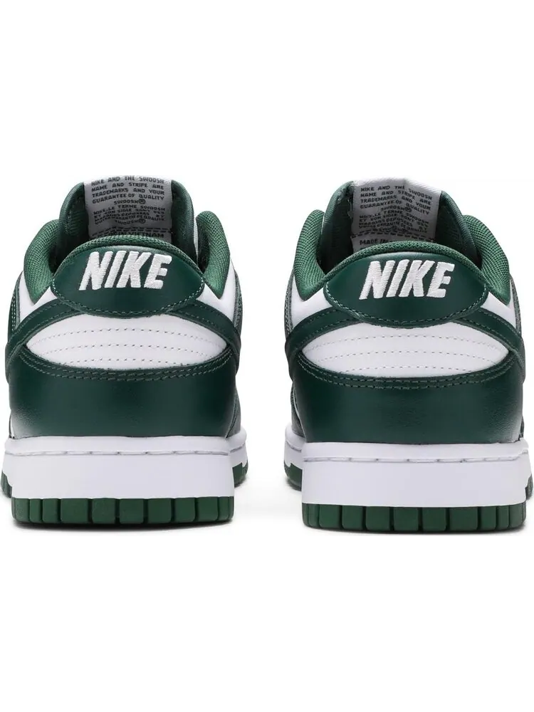 Кроссовки Nike Dunk Low "Michigan State", кожаные — изображение 7 из 12, зеленый