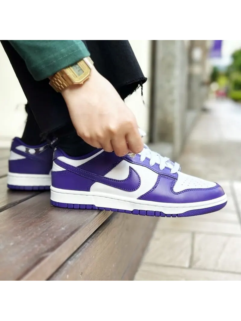 Кроссовки Nike Dunk Low 'Championship Purple' — изображение 2 из 9, фиолетовый
