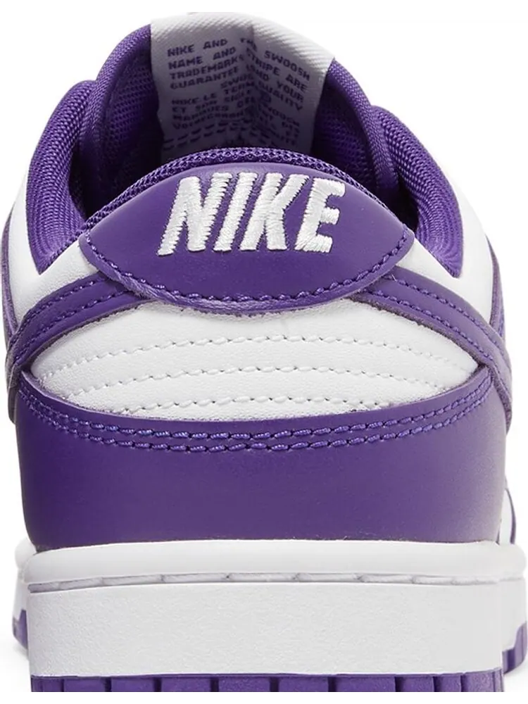 Кроссовки Nike Dunk Low 'Championship Purple' — изображение 8 из 9, фиолетовый